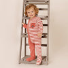 Baby-Half Striped Pajama(Red/Green)