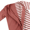 Baby-Half Striped Pajama(Red/Green)